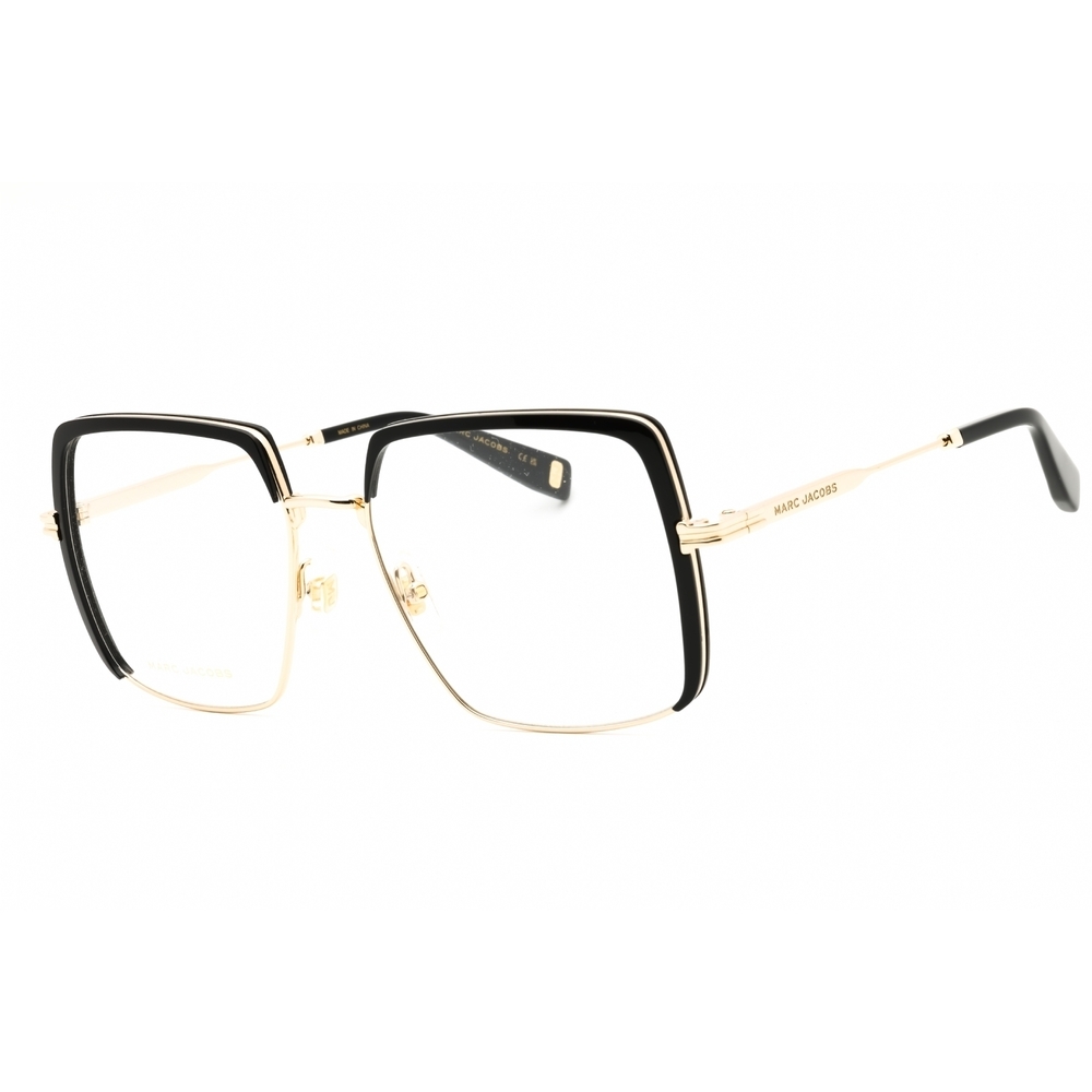 NWT Marc Jacobs MJ 1067-0RHL 00 Gold Black Oversized 52mm Eyeglasses
